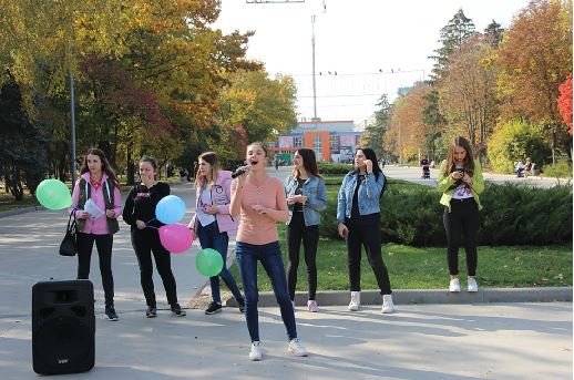 Флешмоб на мікрорайоні Інгулець